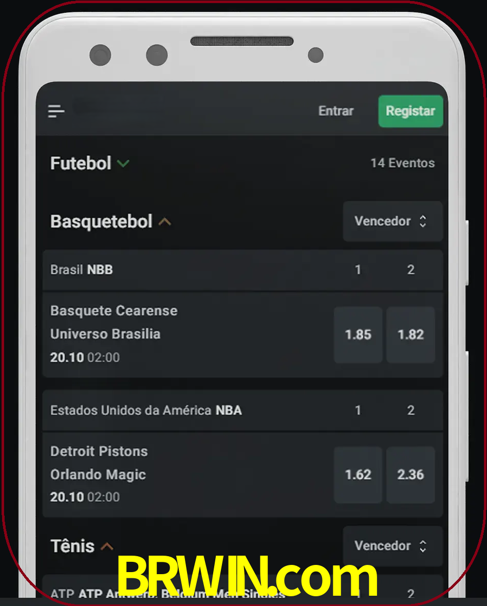 Aposte e assista aos esportes em formato ao vivo.