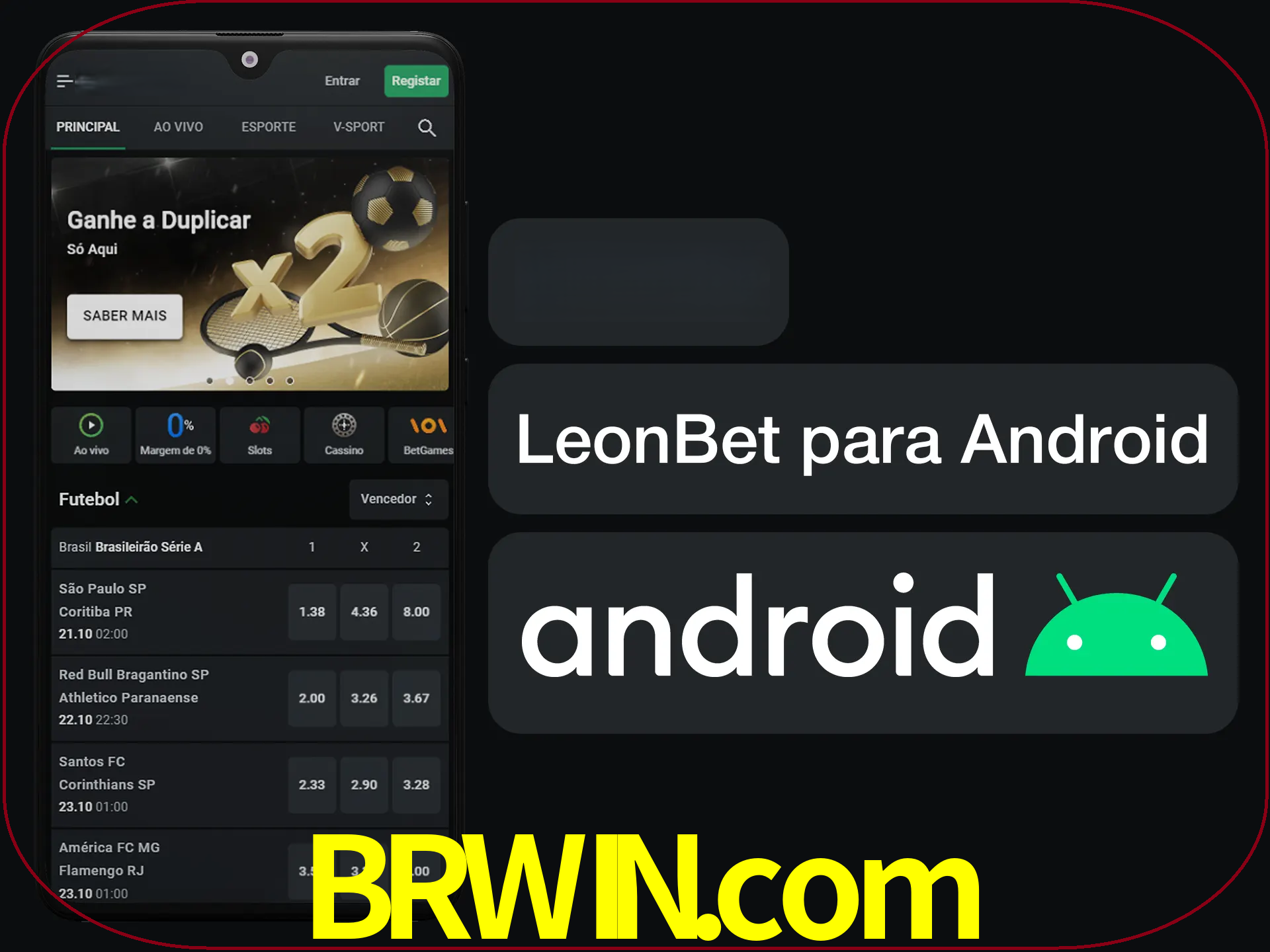 Adquira sua versão poket de LeonBet.